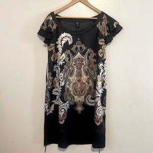 Apostrophe silk, floral dress by  in great condition.